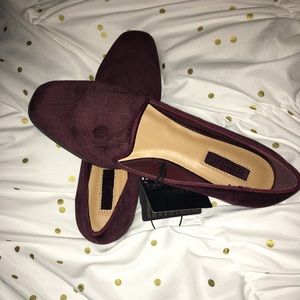 Maroon shoes